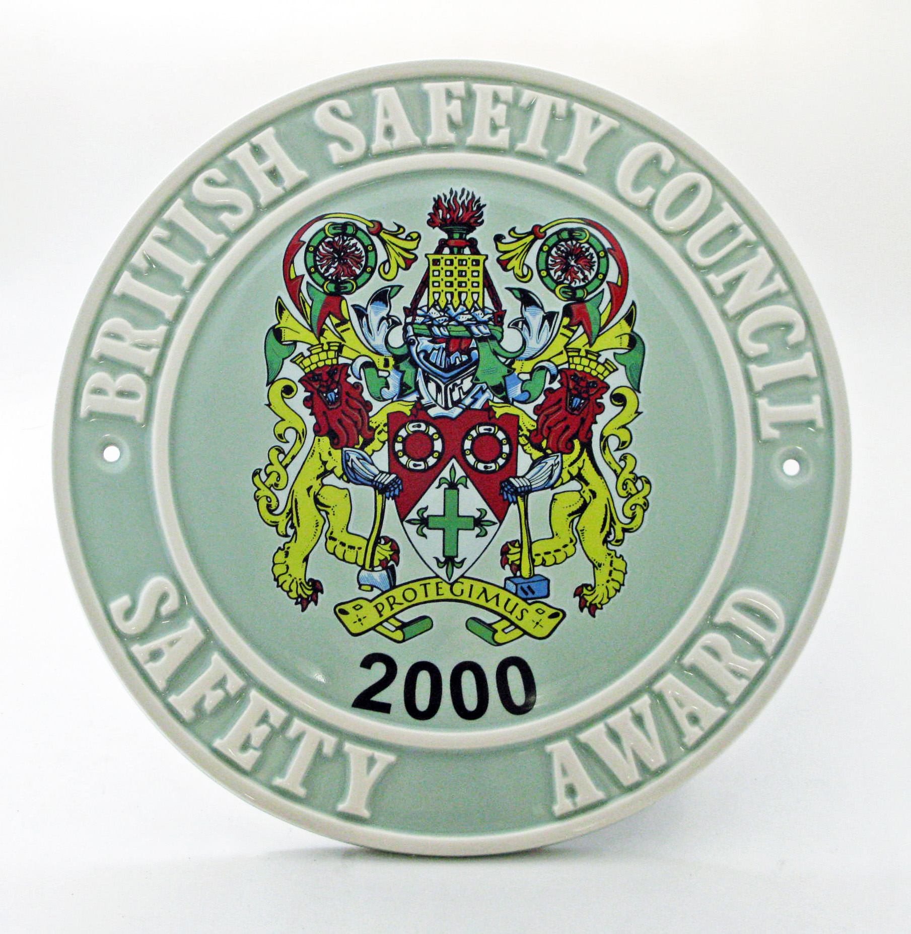 2000 Safety Award Plaque