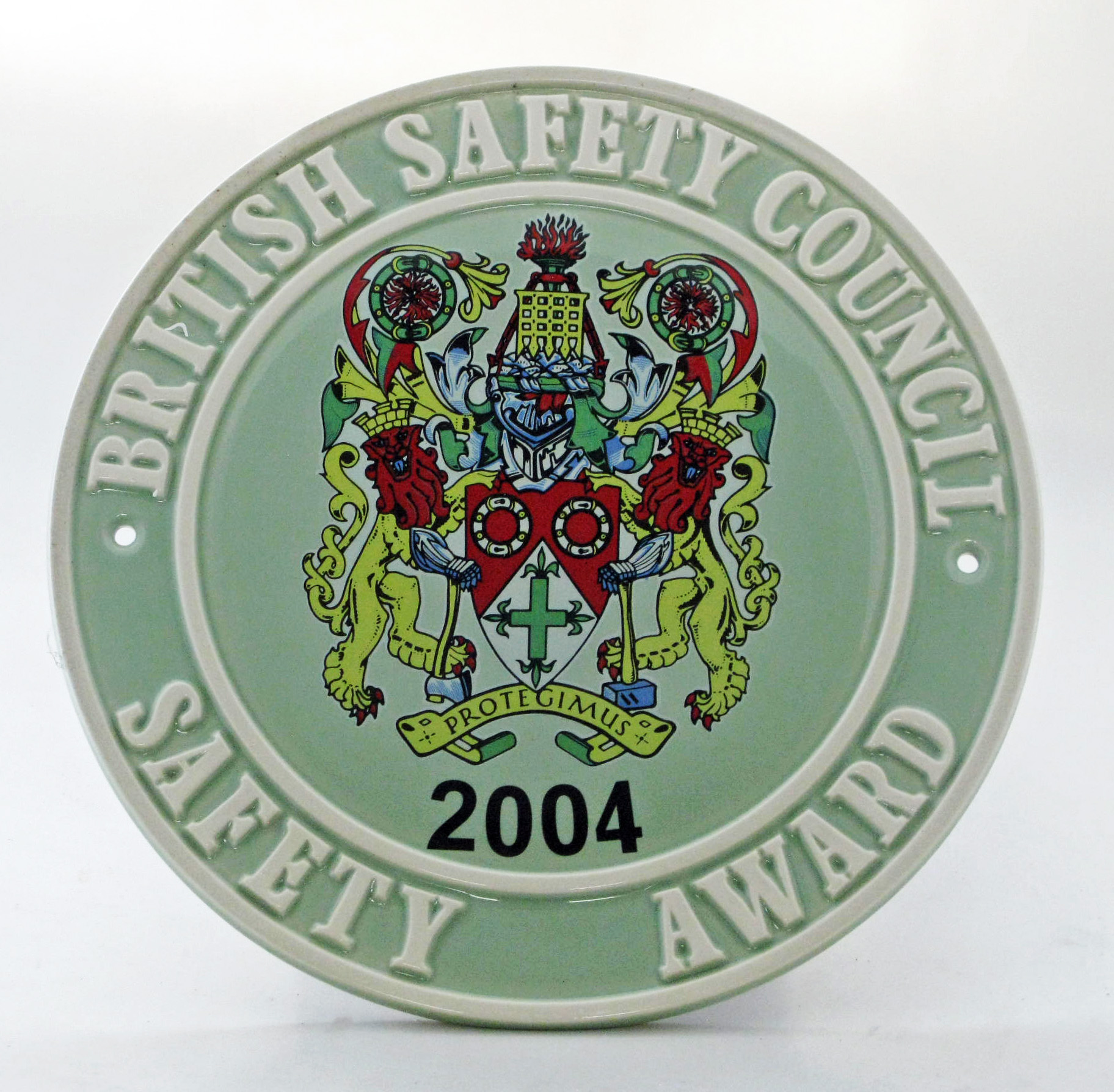 2004 Safety Award Plaque