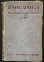 Mathematics for Technical Students (Part II)