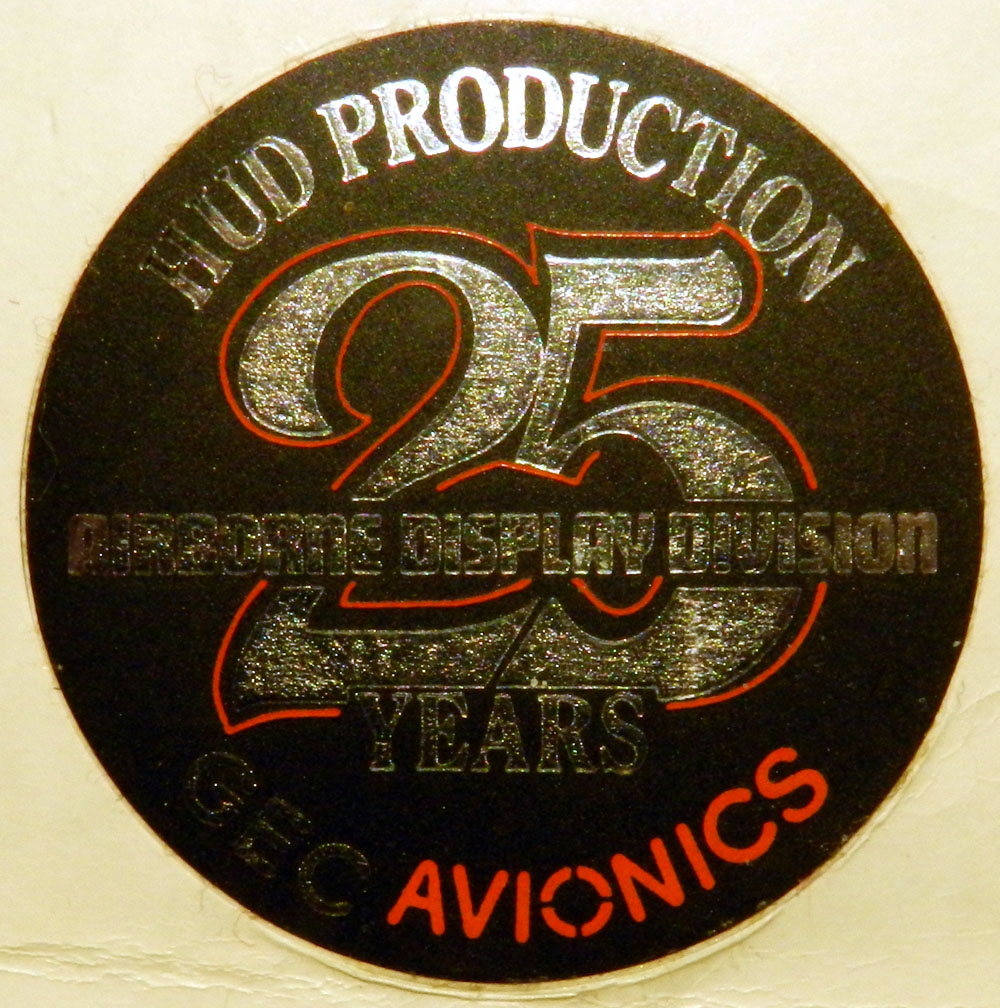 25 Years HUD Production Sticker