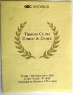 Thames Cruise Dinner and Dance