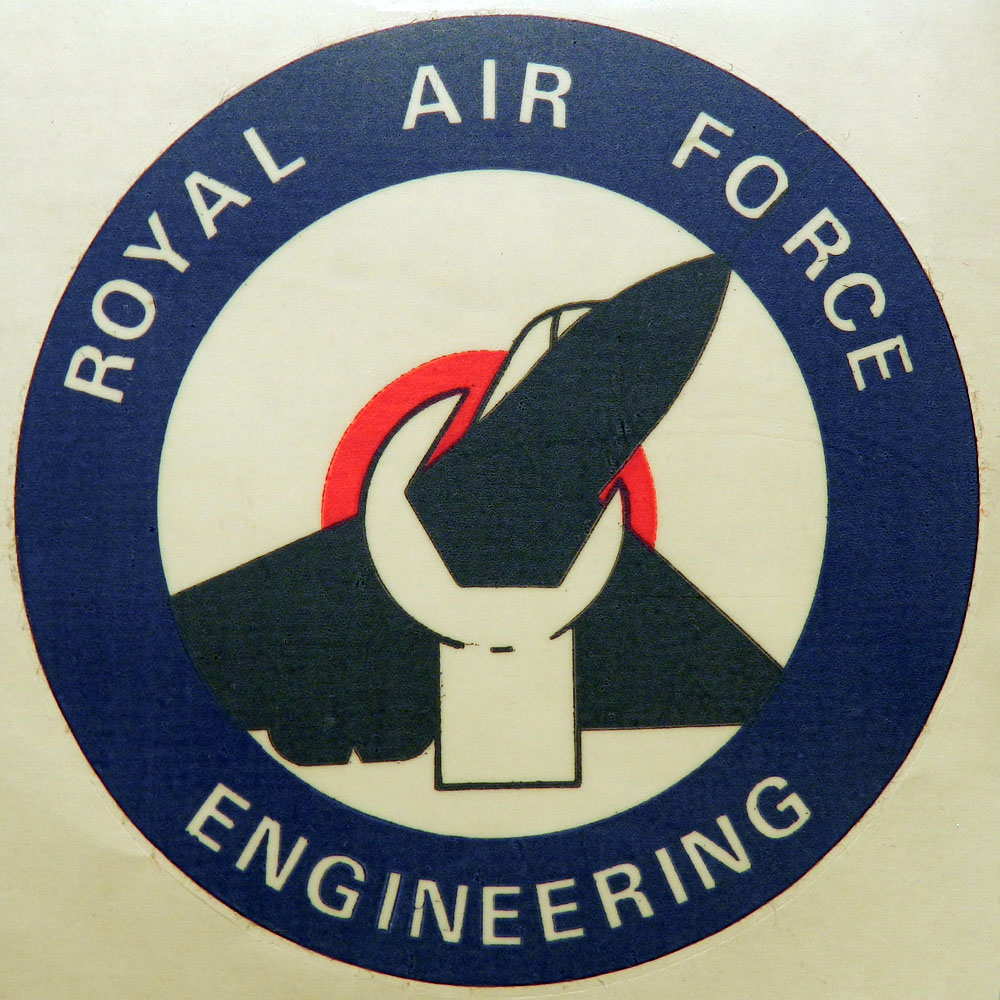 RAF Engineering Window Sticker