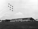 Red Arrows over Rochester Airport