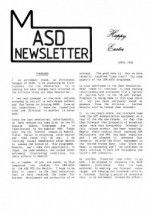 MASD Newsletter - 1992/04