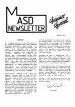 MASD Newsletter - 1992/08