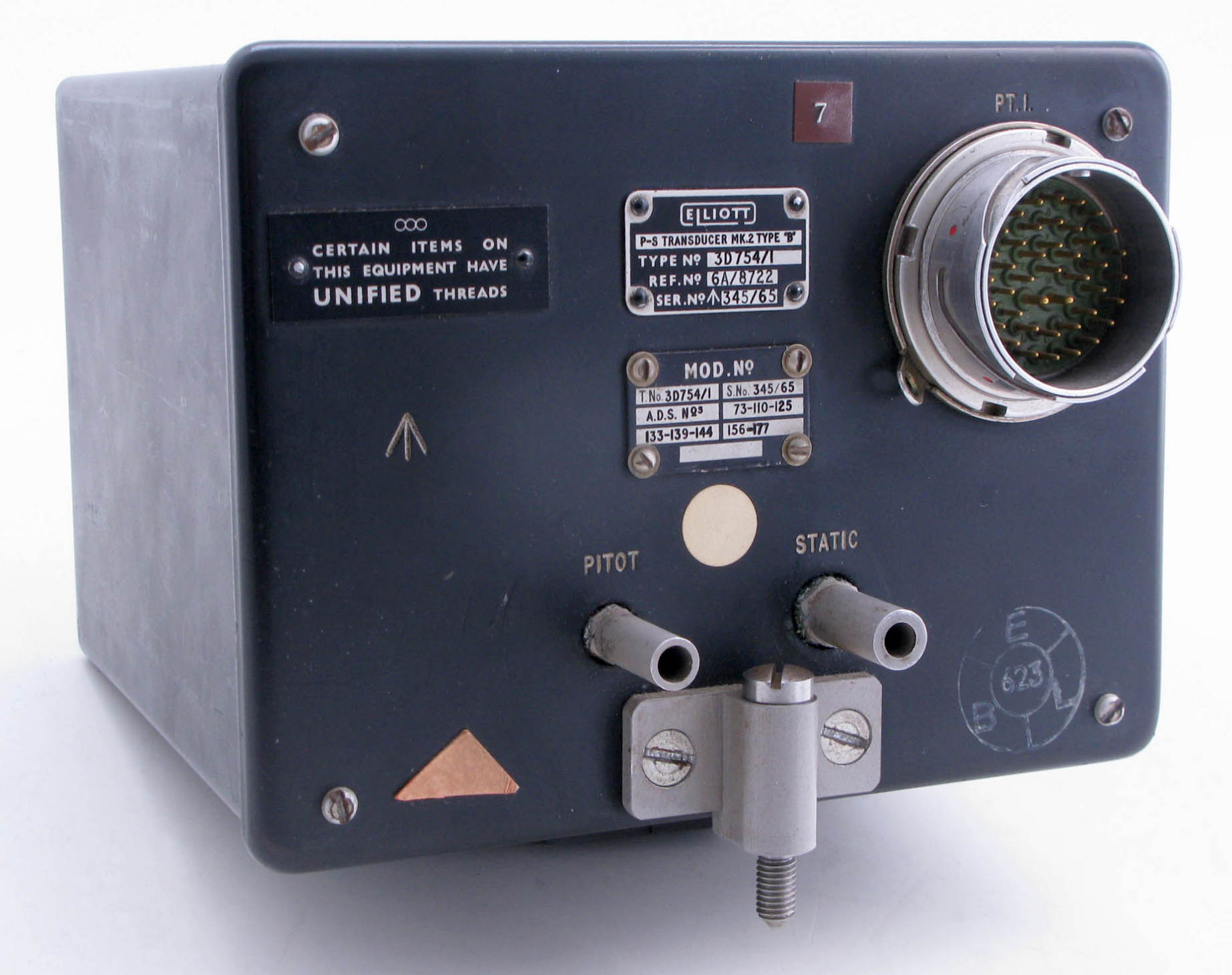 Air Data Pitot-Static Transducer Unit :: Rochester Avionic Archives