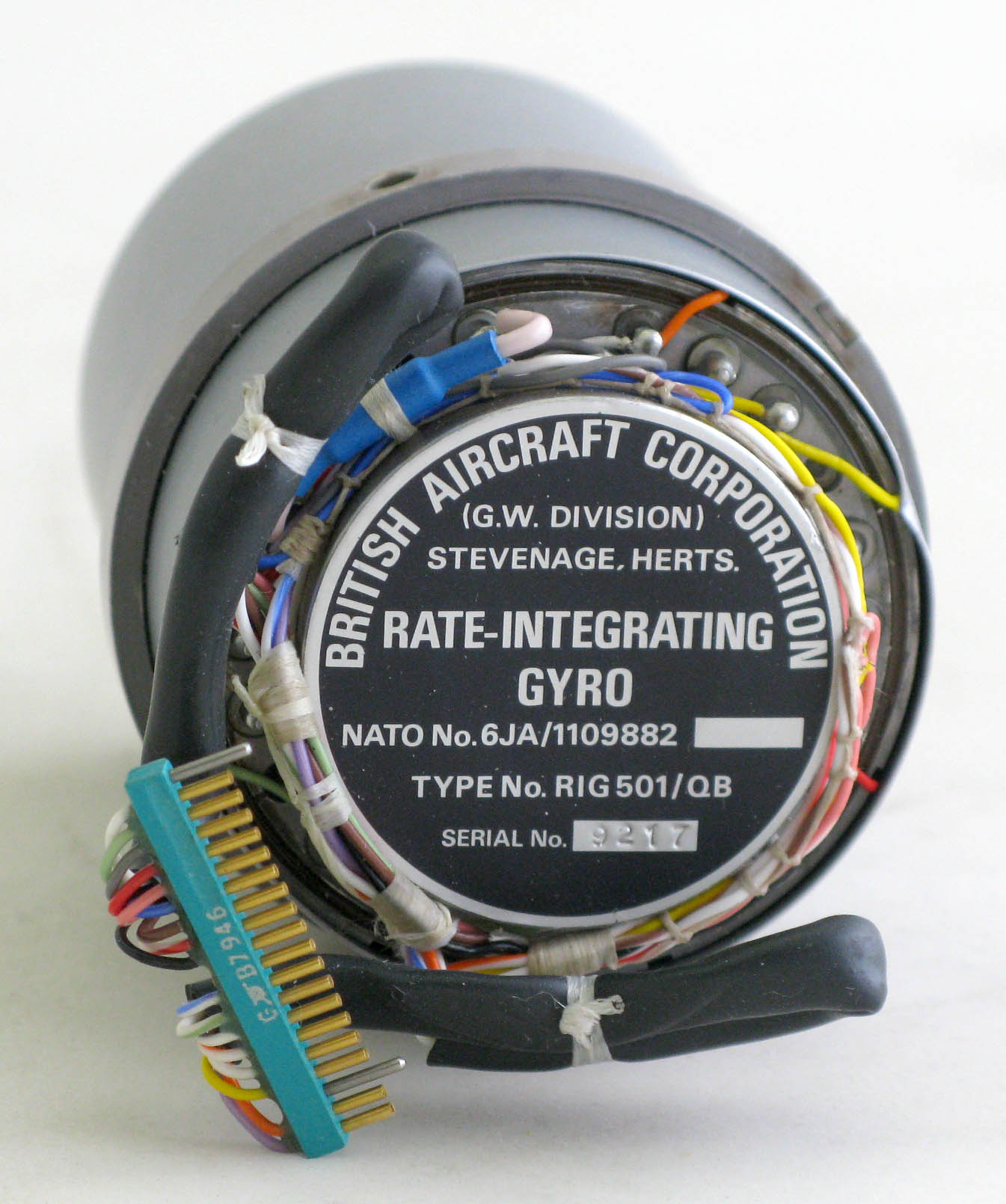 Rate Integrating Gyro :: Rochester Avionic Archives