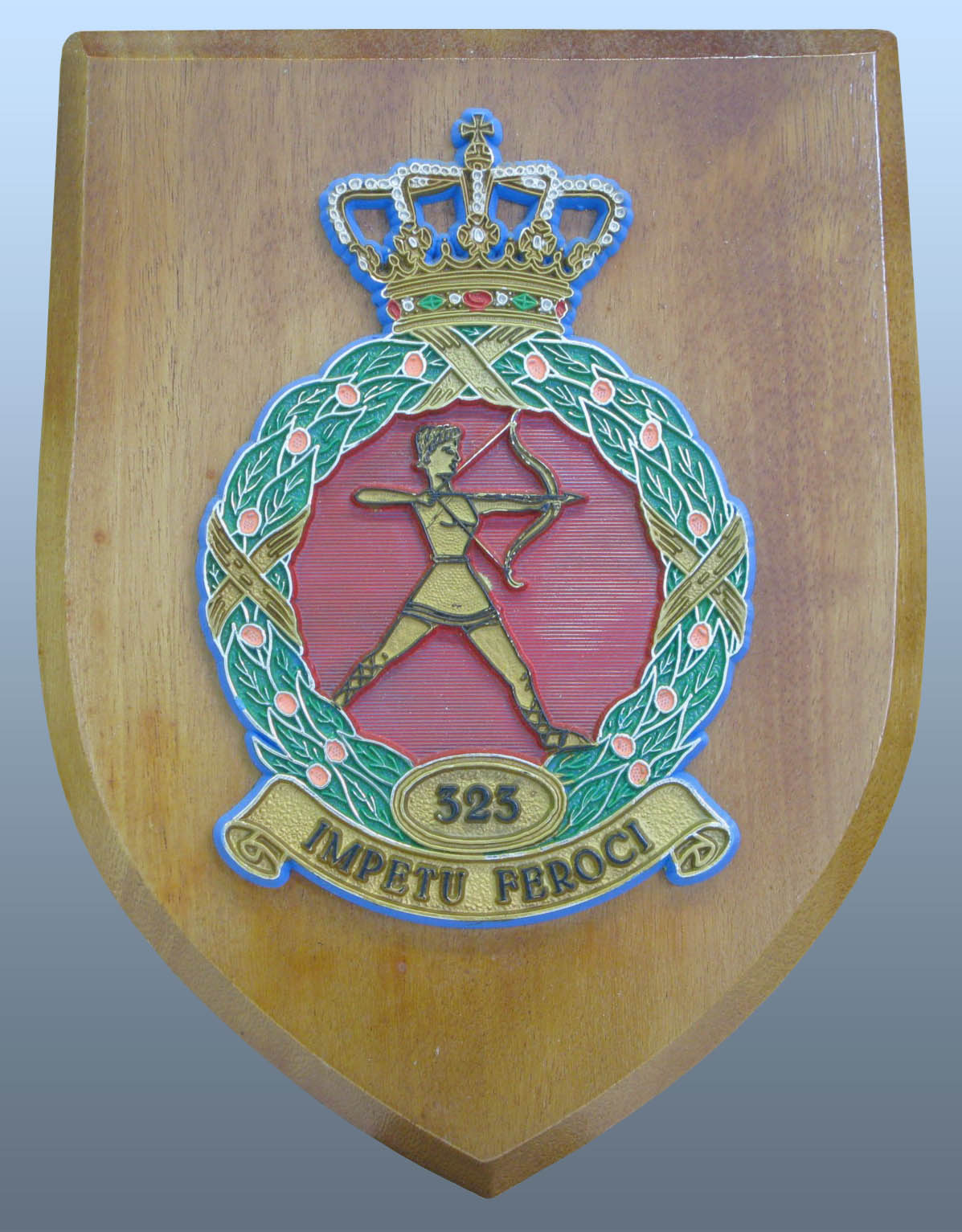 Plaque from RNLAF 323 Squadron