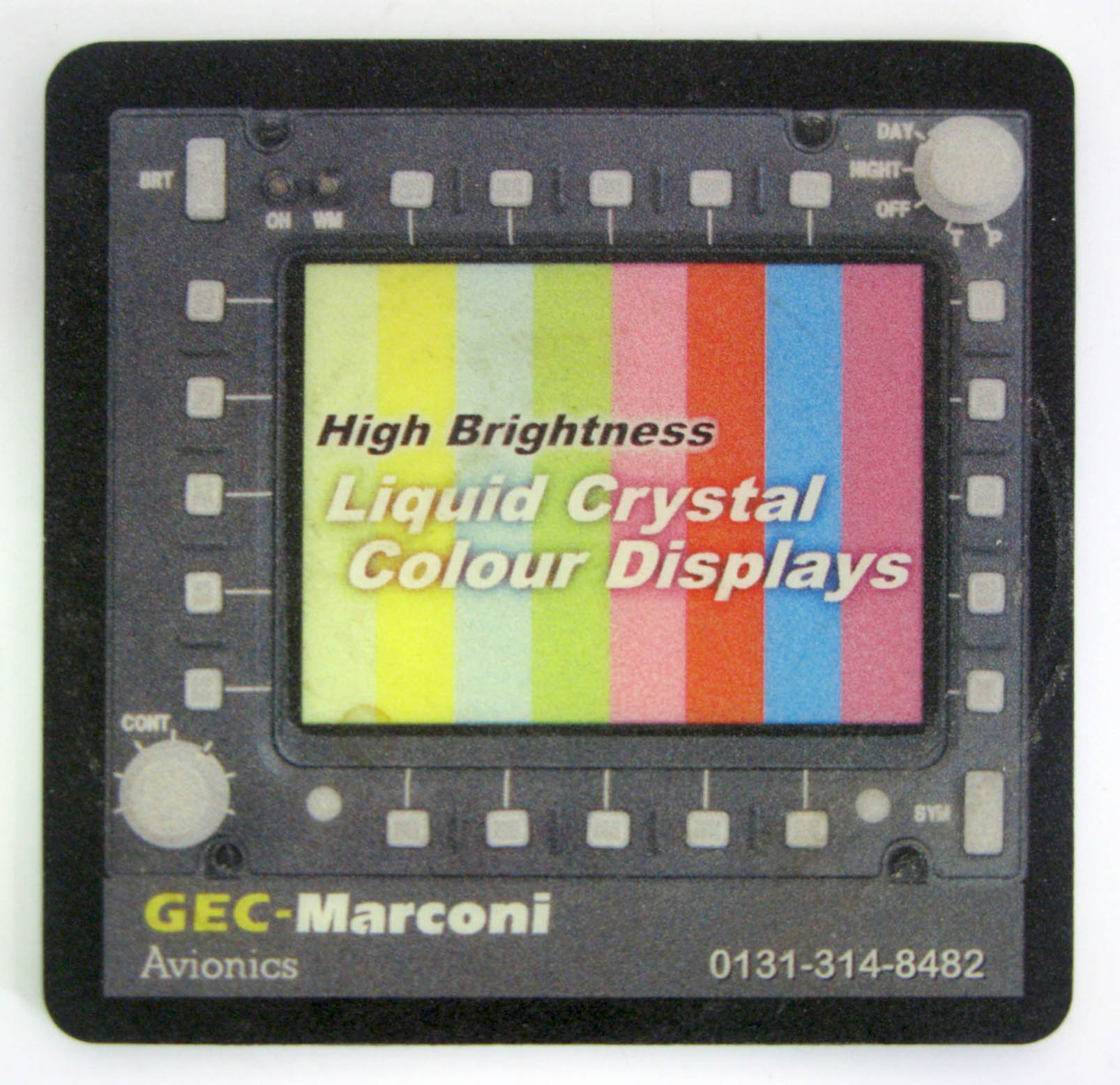 GMAv Colour LCD Drinks Coaster