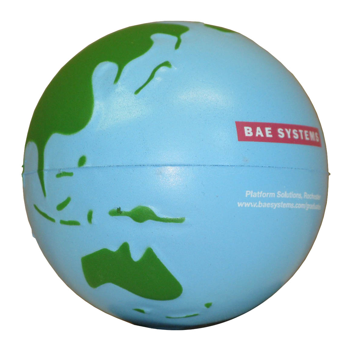 Globe Stress Ball with BAE Systems logo