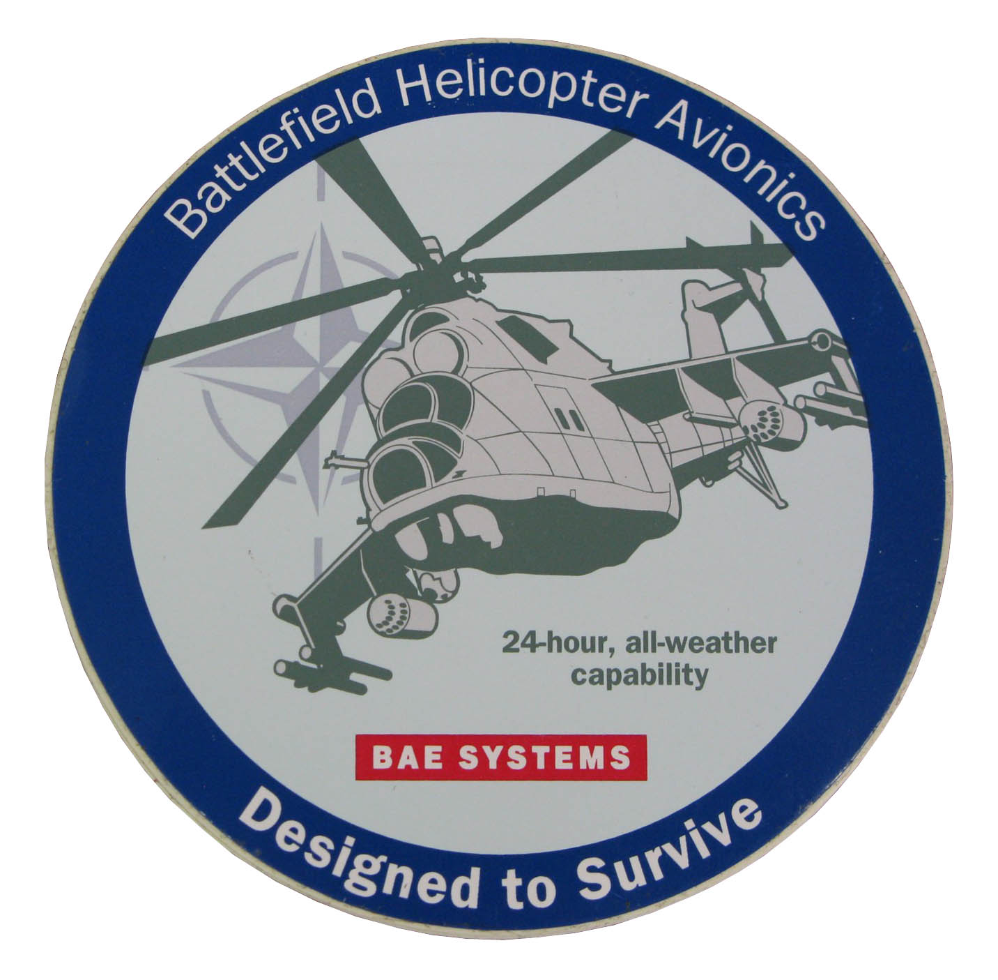 Battlefield Helicopter Avionics Sticker