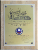 Industrial College of the Armed Forces Plaque
