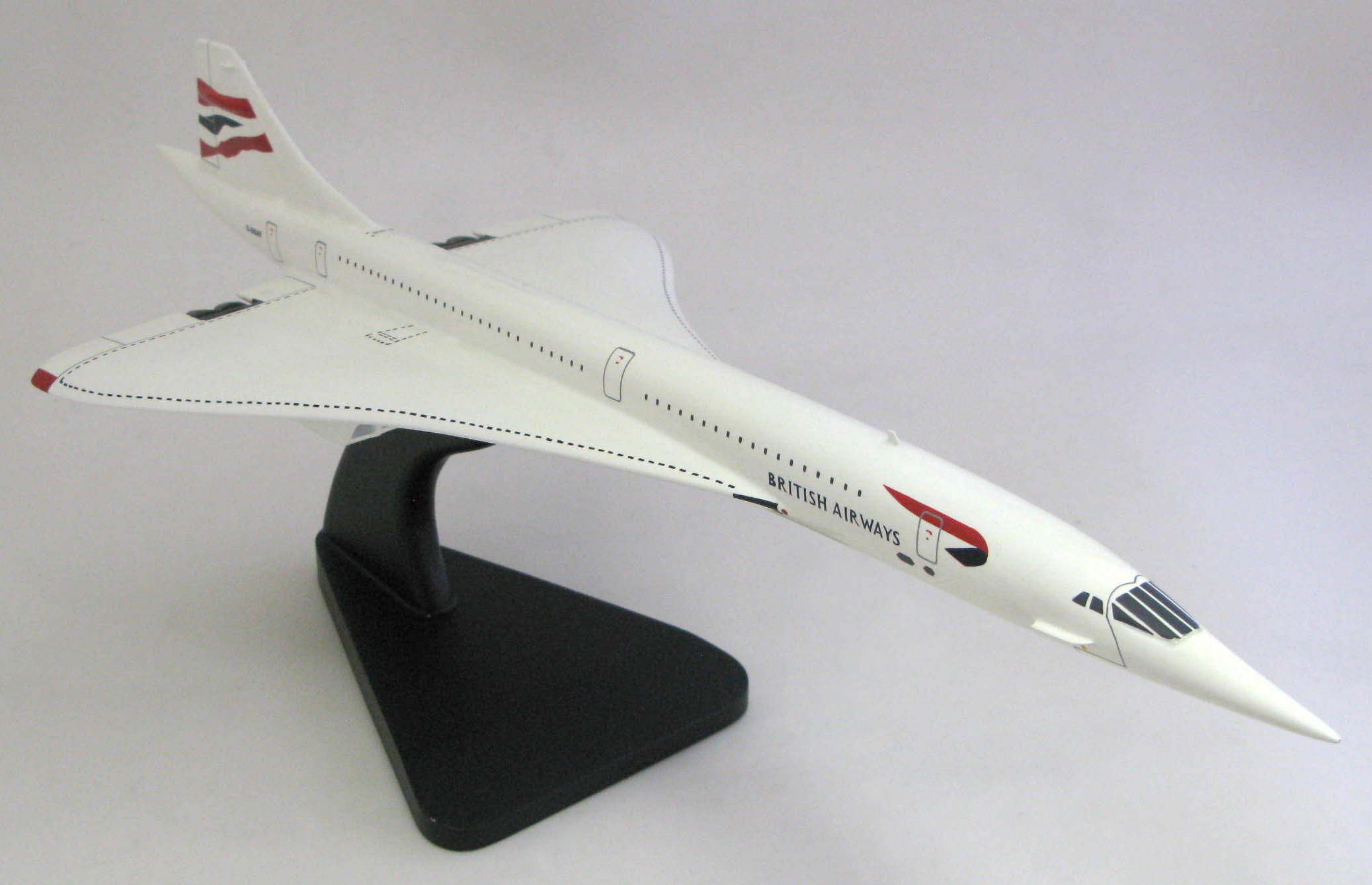 Concorde Model in British Airways livery :: Rochester Avionic Archives