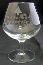 Commemoration Brandy Glass