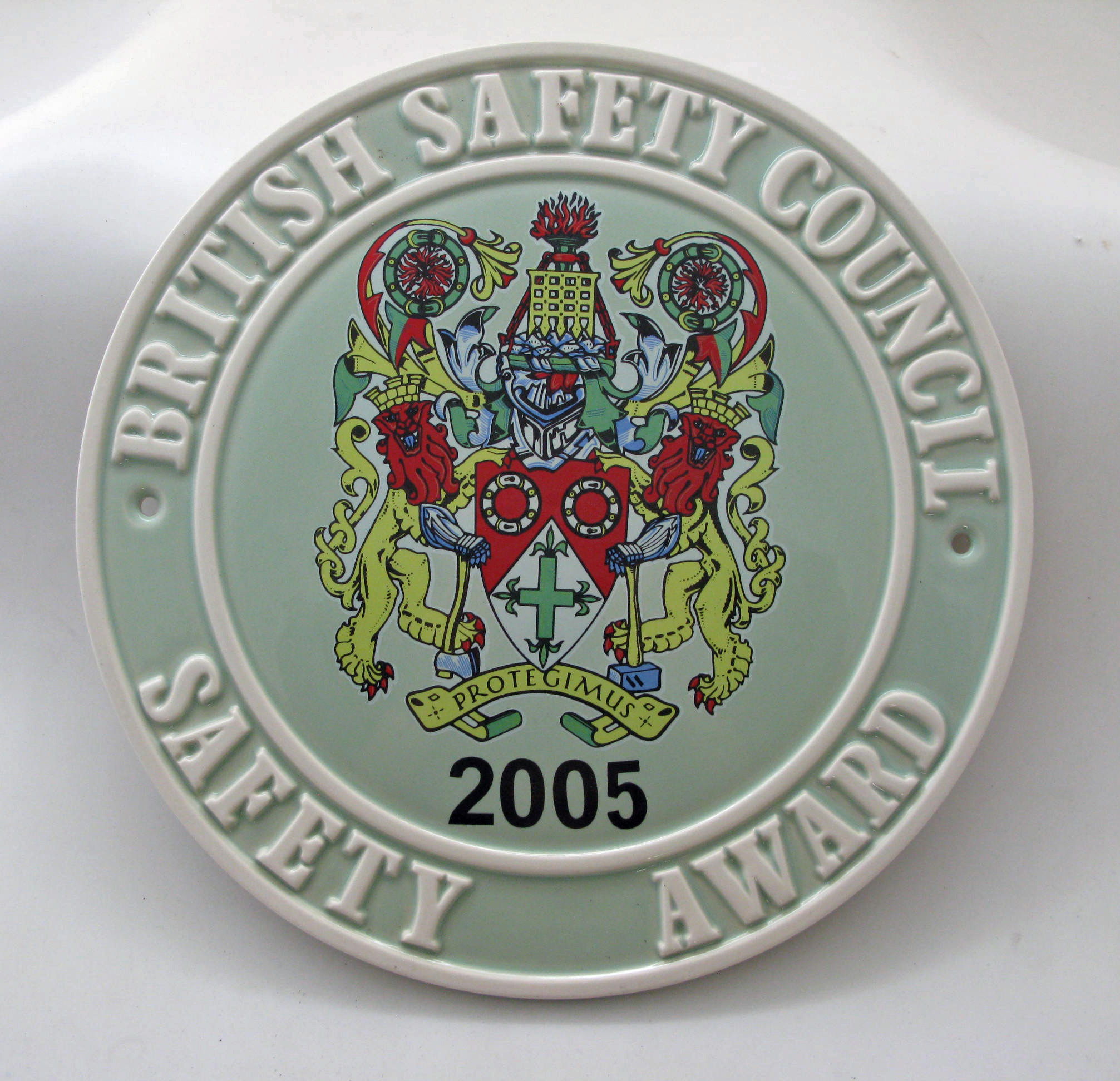2005 Safety Award Plaque