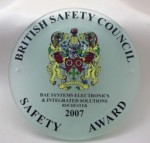 2007 Safety Award Plaque