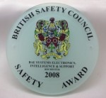 2008 Safety Award Plaque