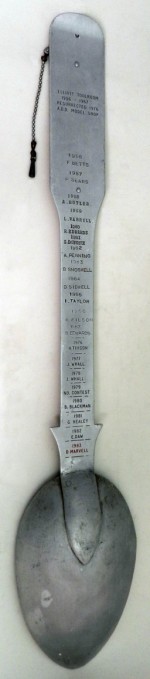 Elliott Toolroom/ADD Model Shop Award, 1956-1983 (tongue in cheek)
