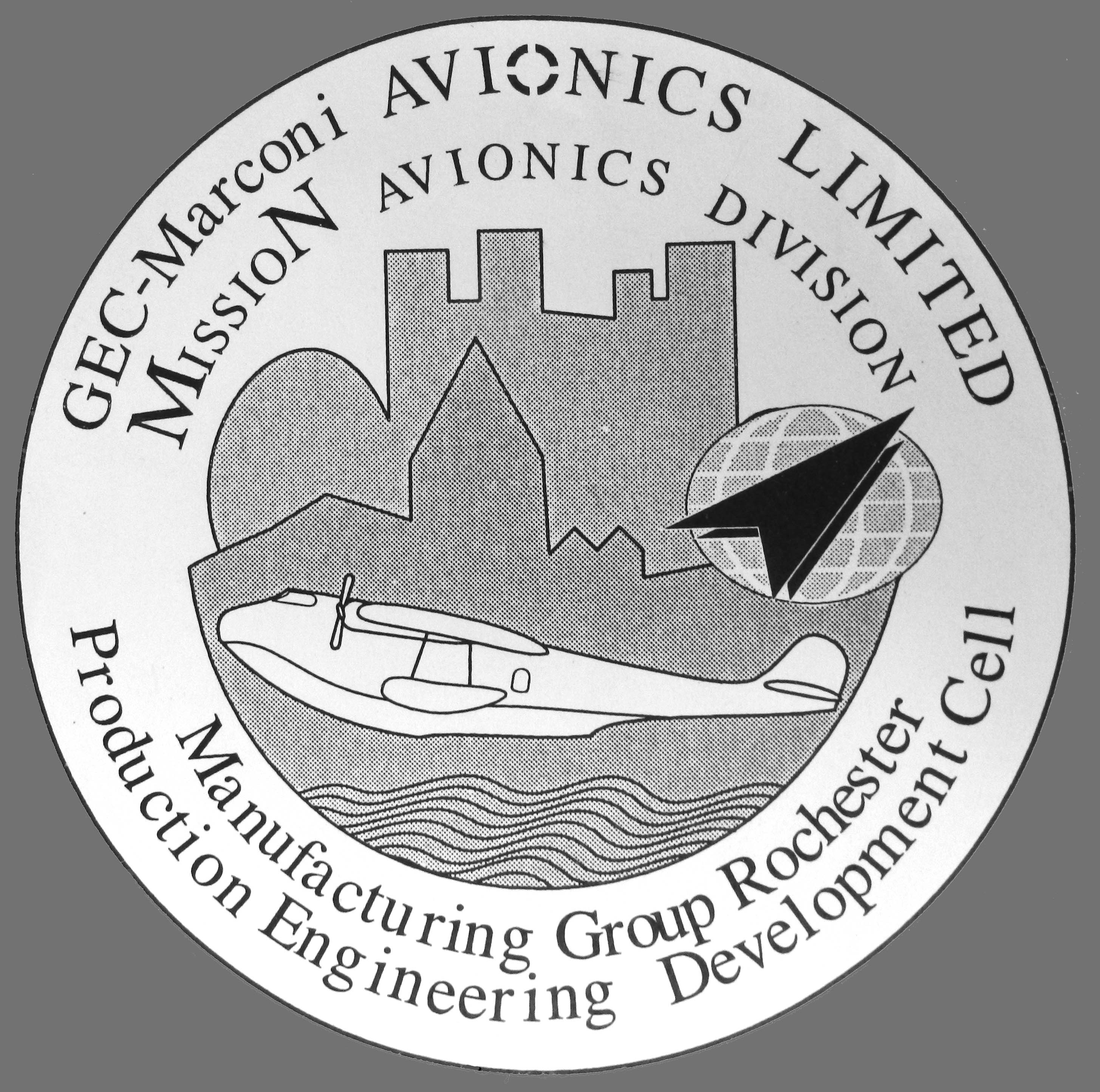 GEC Avionics Rochester Stickers