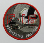 F-16 Circular Cloth Badge