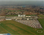 Aerial view of the Rochester site in 1989