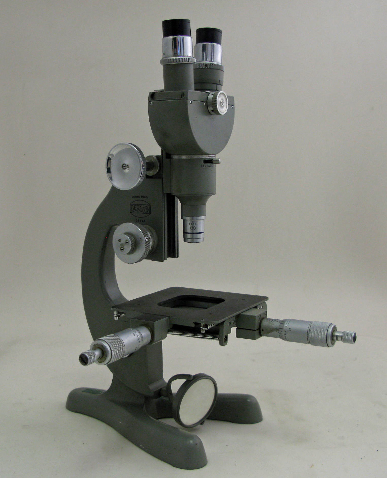 R and J Beck Microscope