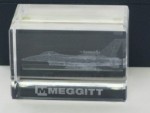 Engraved Glass Promotional item from Meggitt Systems.