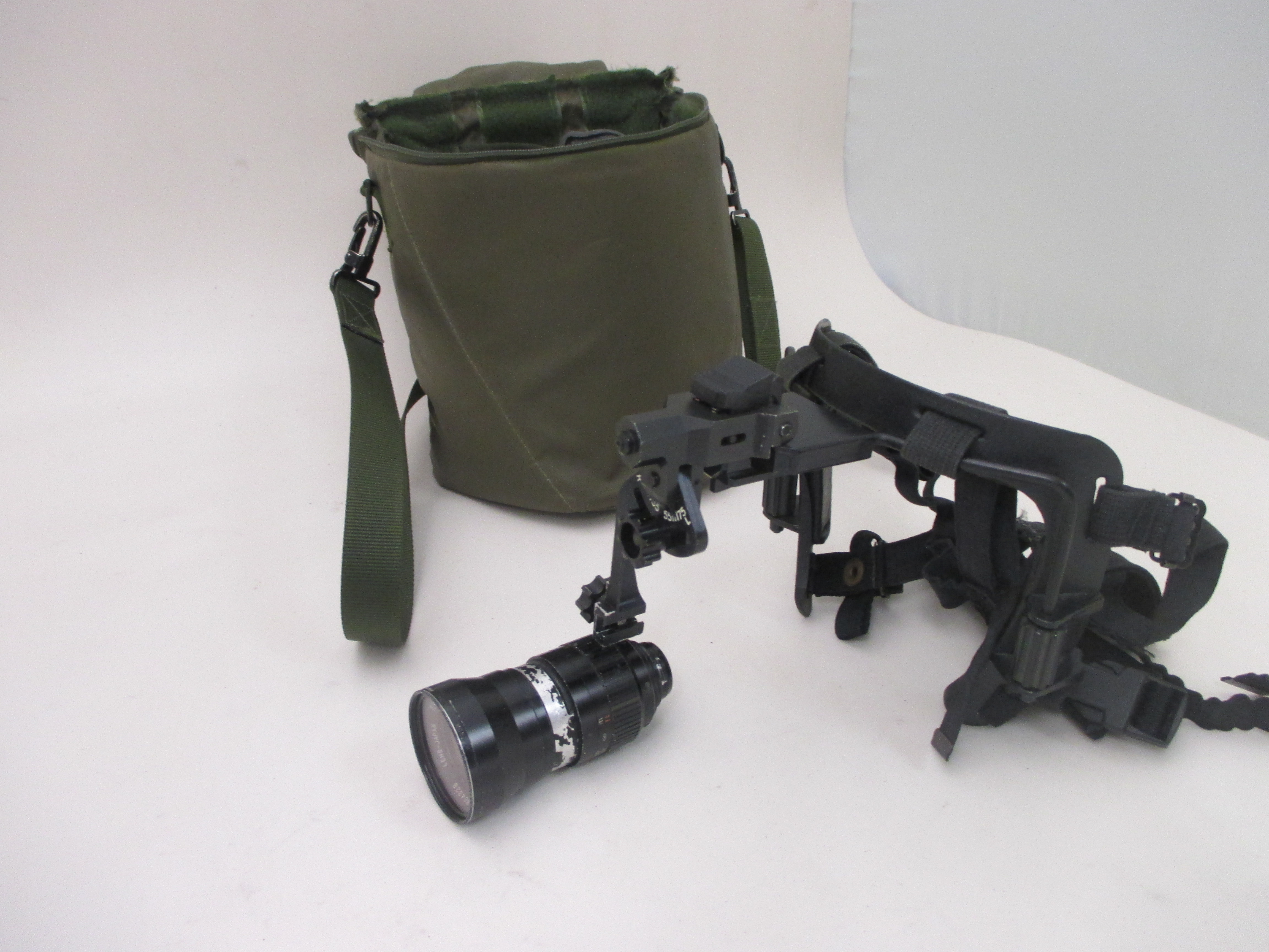 Head Mounted Frame in Carrying case.