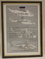 Certificate of Approval from GKN Westland.