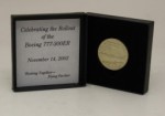 Medallion Celebrating the Rollout of the Boeing 777-300ER