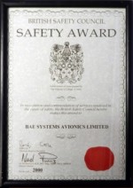 British Safety Council Award 2000