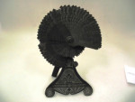 Fan ornament made of Welsh slate