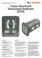 Engine Speed and Temperature Indicator (ESTI)