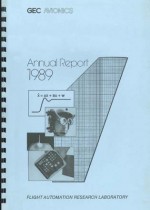 Flight Automation Research Laboratory, Annual Report, 1989
