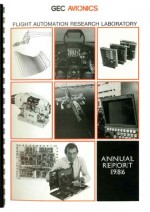 Flight Automation Research Laboratory - Annual Report 1986